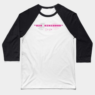 S.S Cash & Destruction (Vice City Pink) Baseball T-Shirt